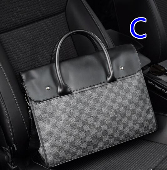 ビジネスバッグ 男性用合皮ハンドル付きブリーフケース