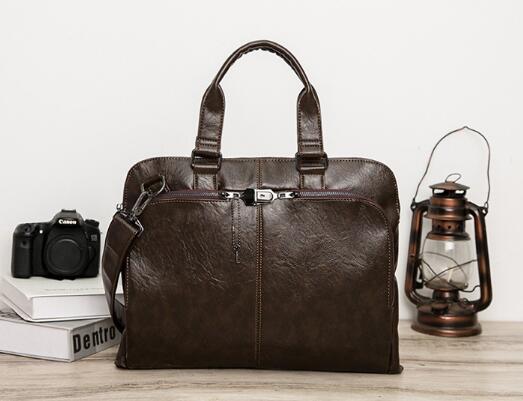 ビジネスバッグ 男性用おしゃれビジネスブリーフケース合成皮革