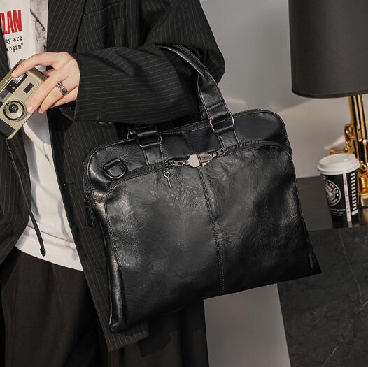 ビジネスバッグ 男性用おしゃれビジネスブリーフケース合成皮革