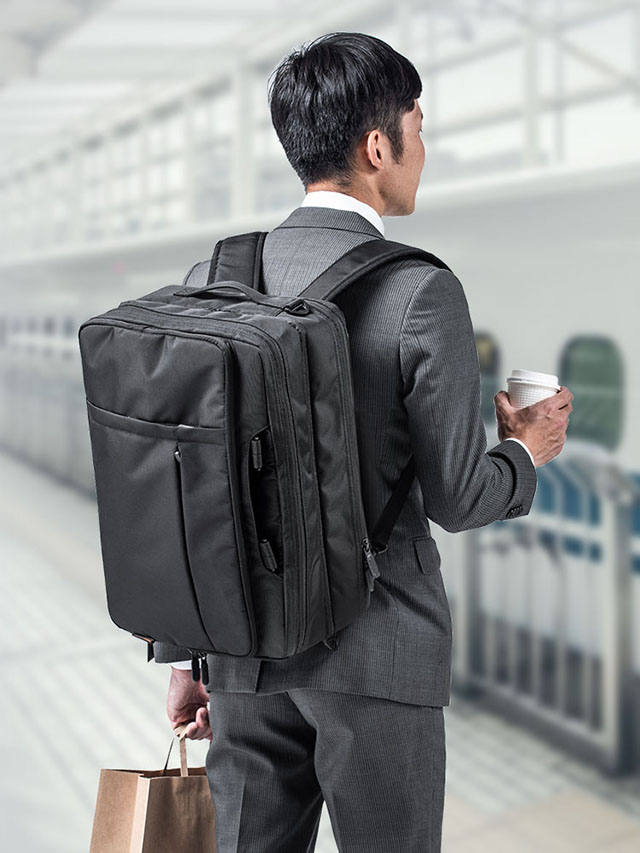 ブリーフケース 多機能変形ビジネスバッグ