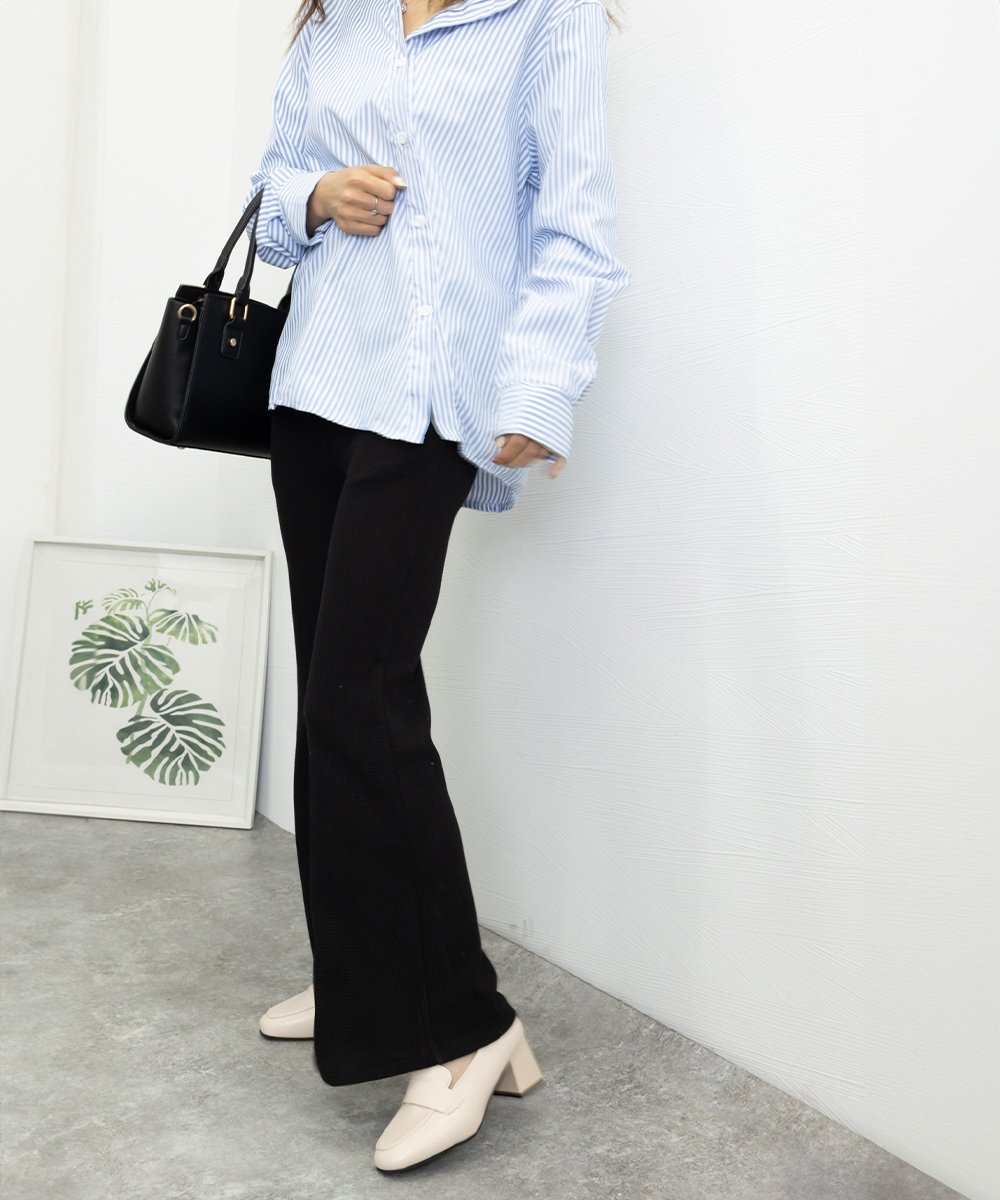 就活対応ローファー太ヒールパンプス歩きやすい