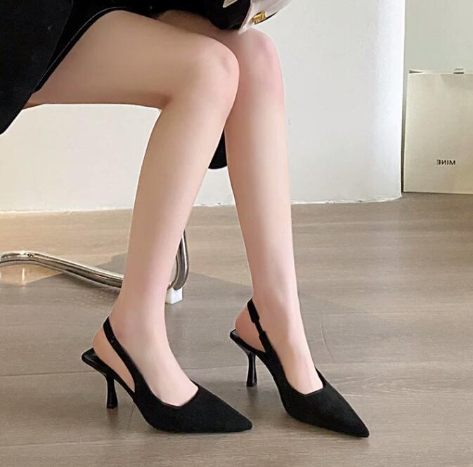 就活用ポインテッドトゥパンプス レディース ハイヒール