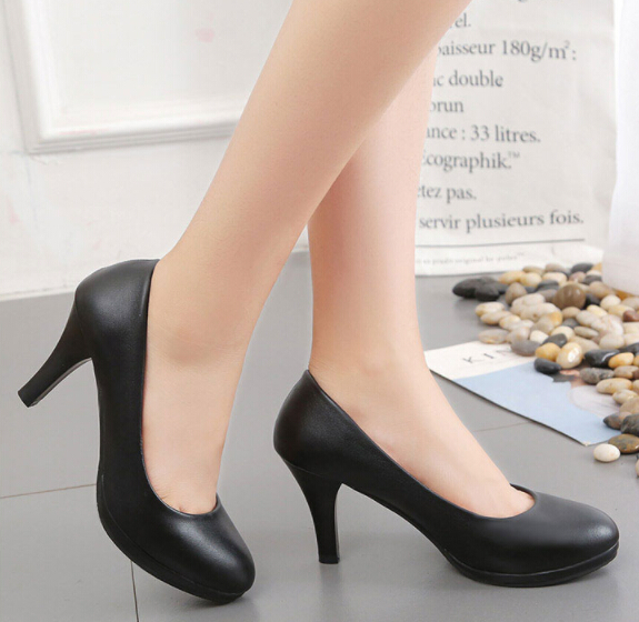 就活対応黒パンプス通勤オフィス春秋レディース靴