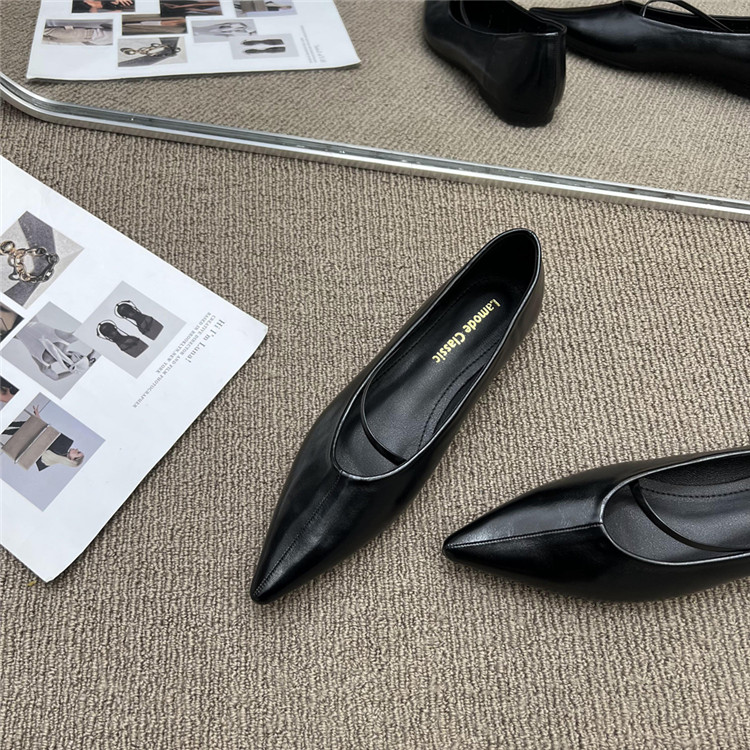 パンプス ポインテッドトゥ ぺたんこ ローファー 歩きやすい レディース