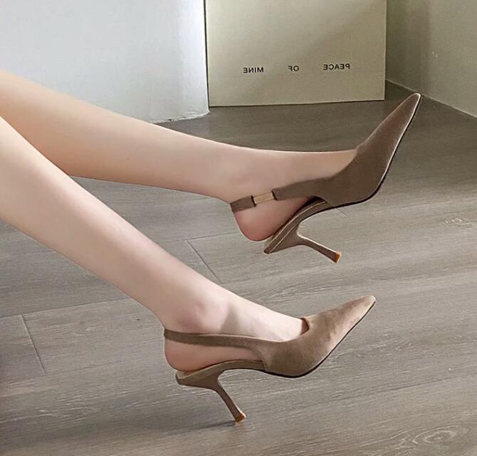 就活用ポインテッドトゥパンプス レディース ハイヒール