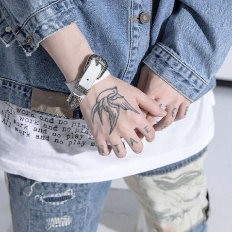 パンクファッション 合成皮革バックル付きブレスレット チョーカー二点セット