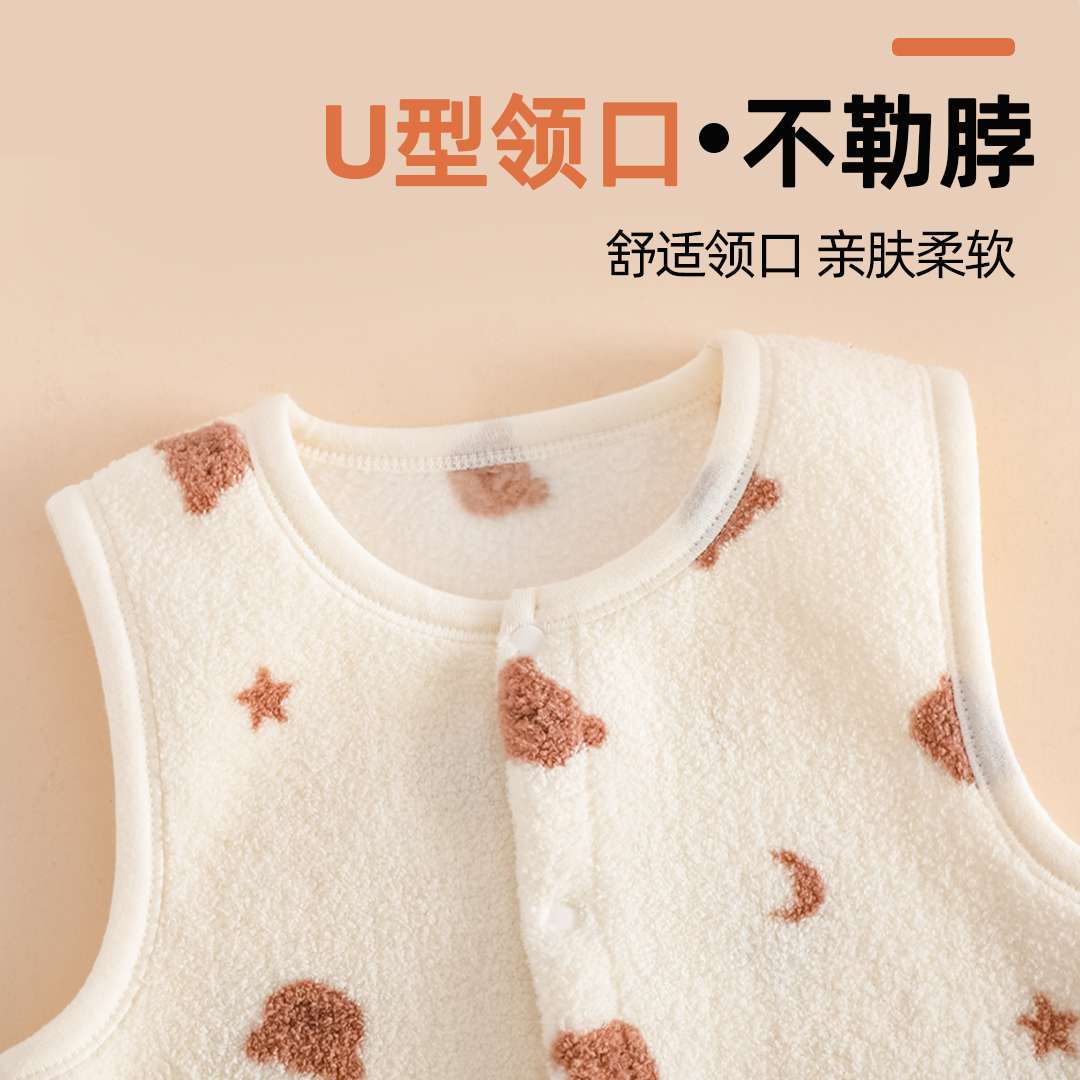 ベビーロンパース 星と月のパジャマロンパース