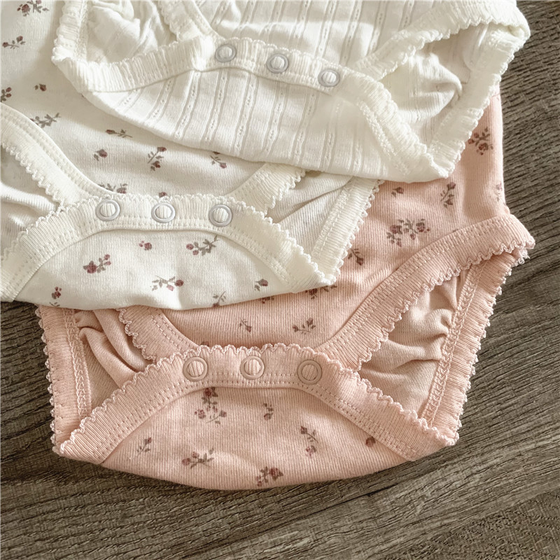 ロンパース 優しい肌触り 赤ちゃん用ボディスーツ