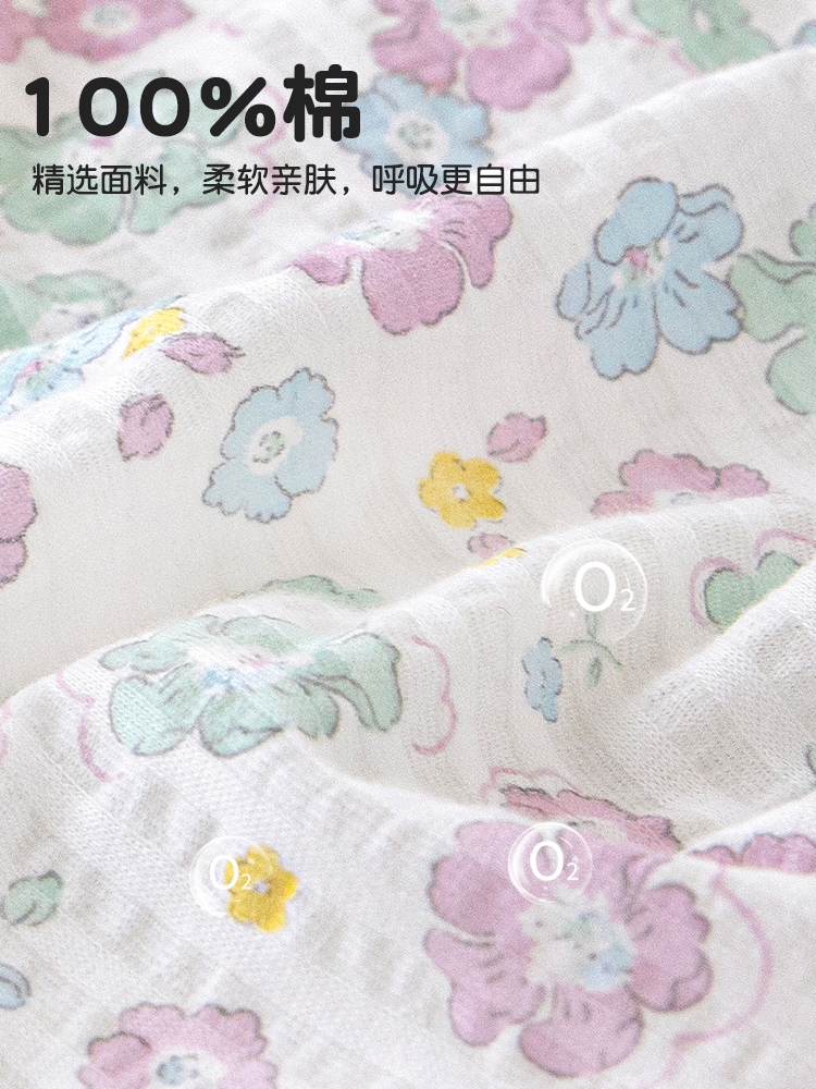 ロンパース 花柄フリル付き赤ちゃん用半袖ロンパース