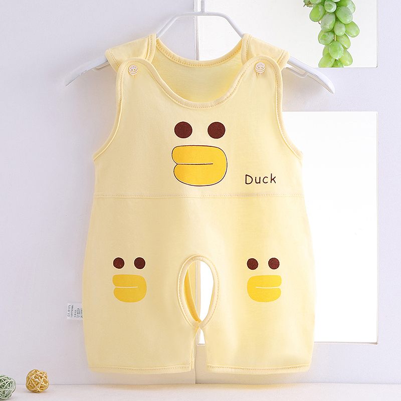 ロンパース 動物キャラクター風ノースリーブロンパース
