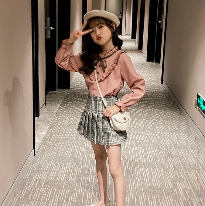 プリーツスカート 格子柄ふんわりプリーツミニスカート