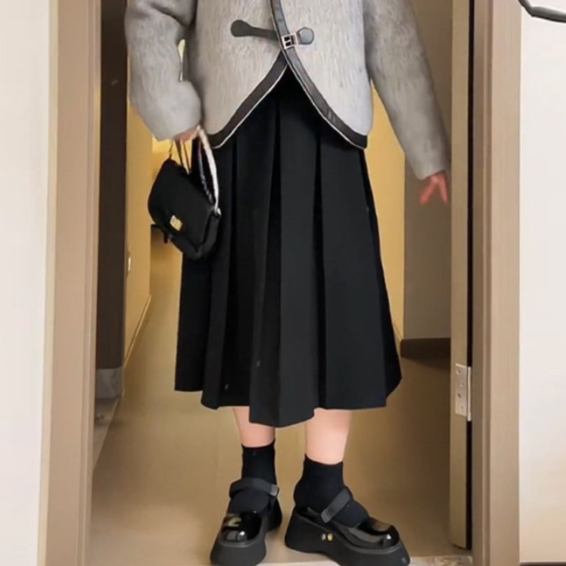 プリーツスカート 上品な美シルエット プリーツスカート