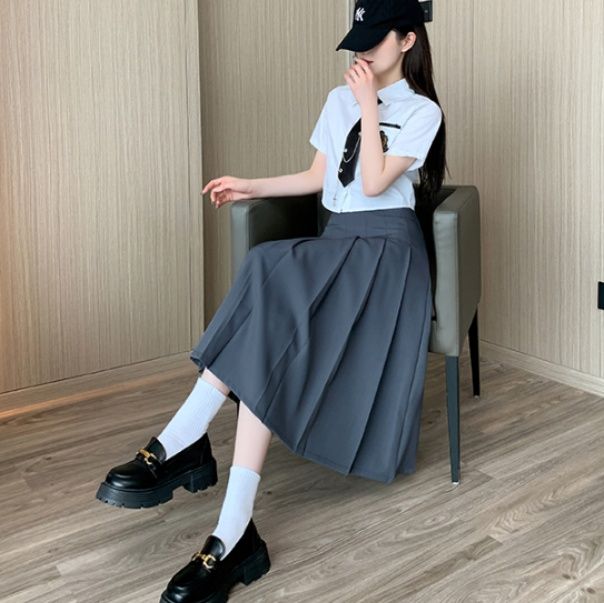 プリーツスカート クラシカル整形プリーツスカート