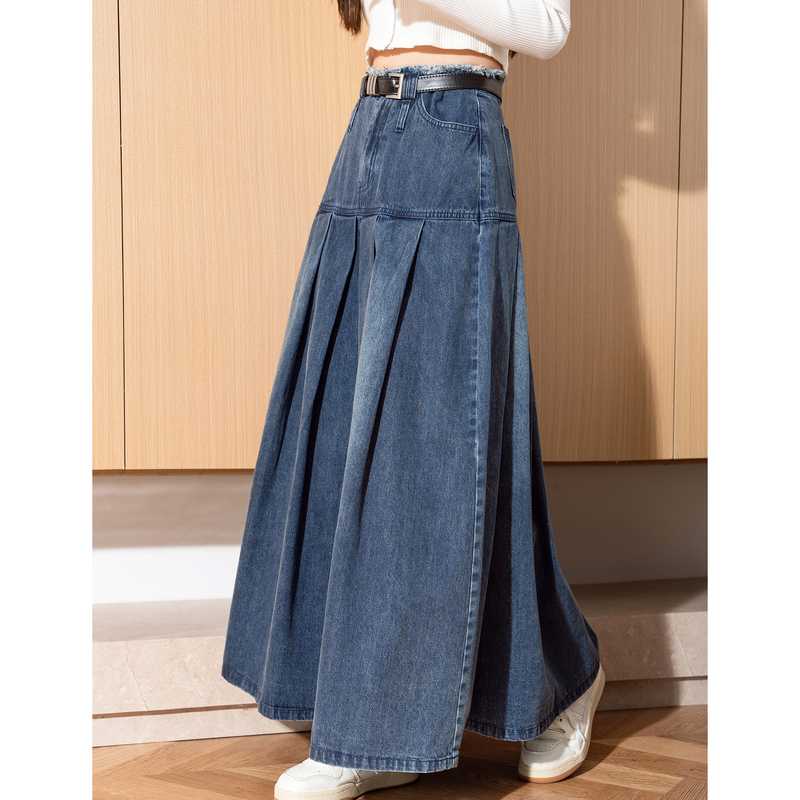 ジーンズプリーツスカートで叶える大人の洗練スタイルおすすめ5選