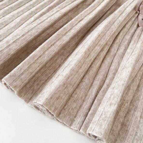 プリーツスカート 女子学生風プリーツミニスカート リボン付き