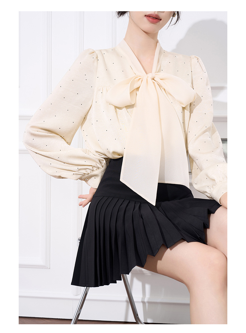 プリーツスカート シンプル細プリーツミニスカート