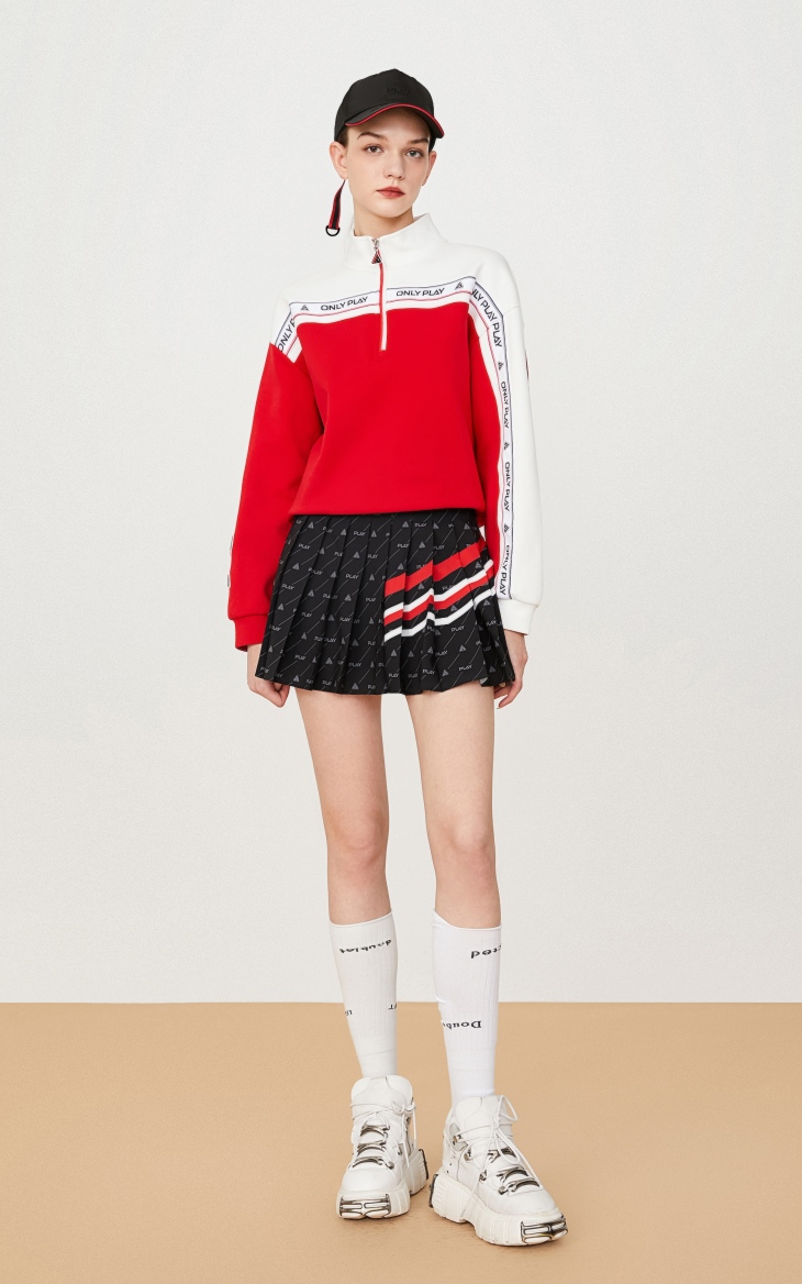 プリーツスカート スポーティライン プリーツミニ