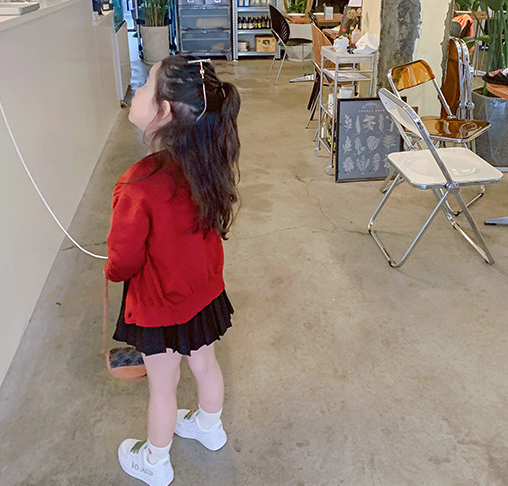 韓国子供服 女の子 プリーツスカート フォーマル