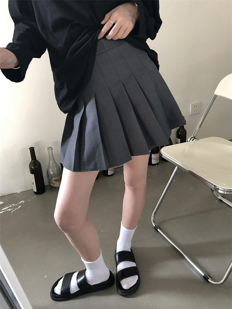 プリーツスカート 学院風プリーツミニスカート可愛い秋冬