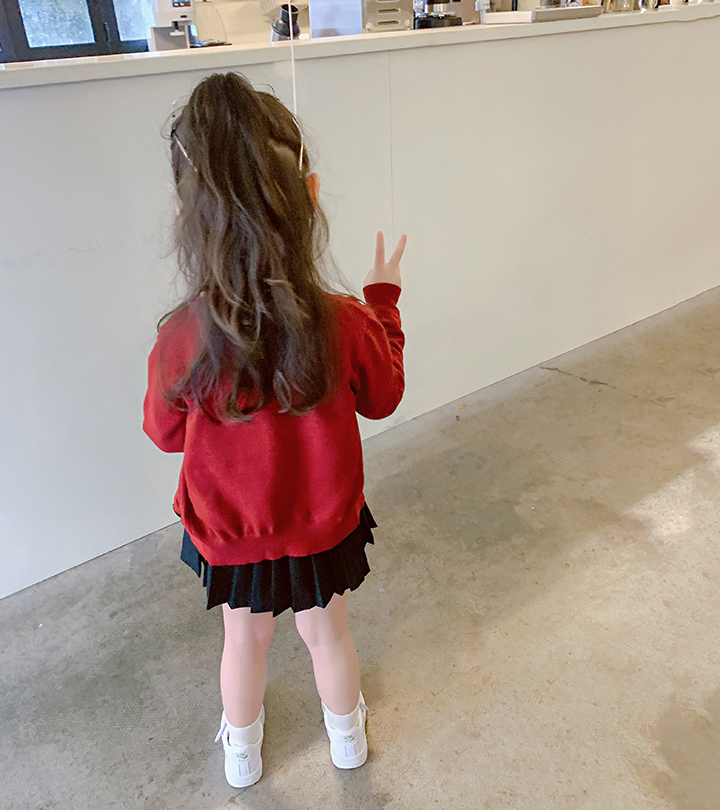 韓国子供服 女の子 プリーツスカート フォーマル