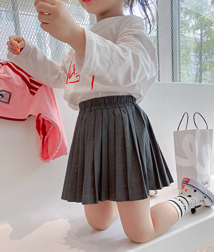韓国子供服 女の子 プリーツスカート フォーマル
