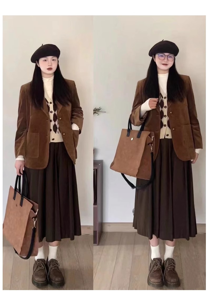 プリーツスカート 上品なシルエットプリーツロングスカート