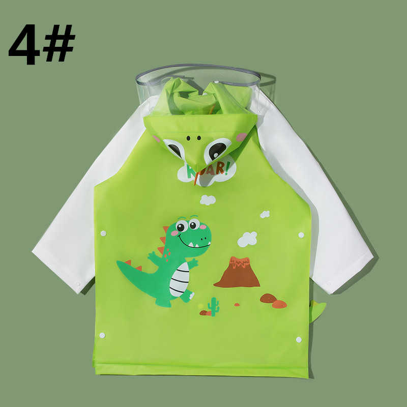レインウェア 可愛い動物柄子供用雨合羽 軽量防水レインコート