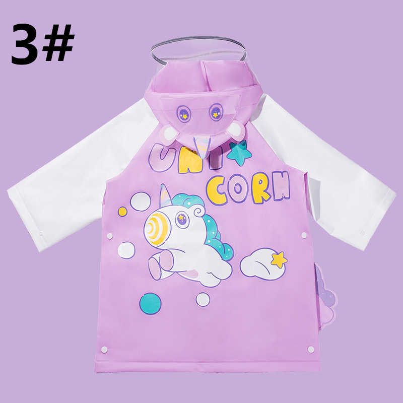 レインウェア 可愛い動物柄子供用雨合羽 軽量防水レインコート