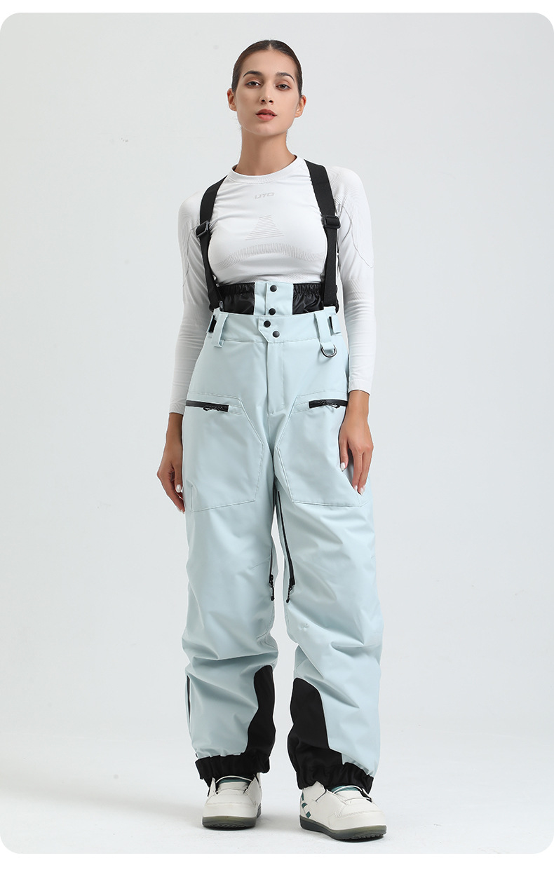 【売切】レインウェア 全天候対応 サスペンダー付き 雪山パンツ