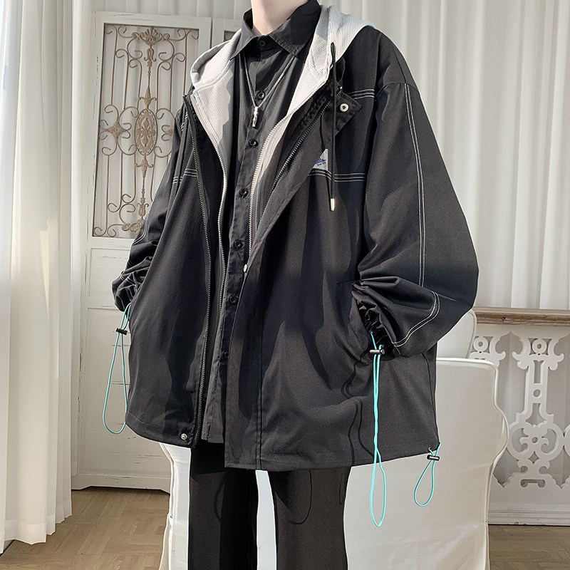 レインウェア 多重構造ジップアップ機能性レインジャケット