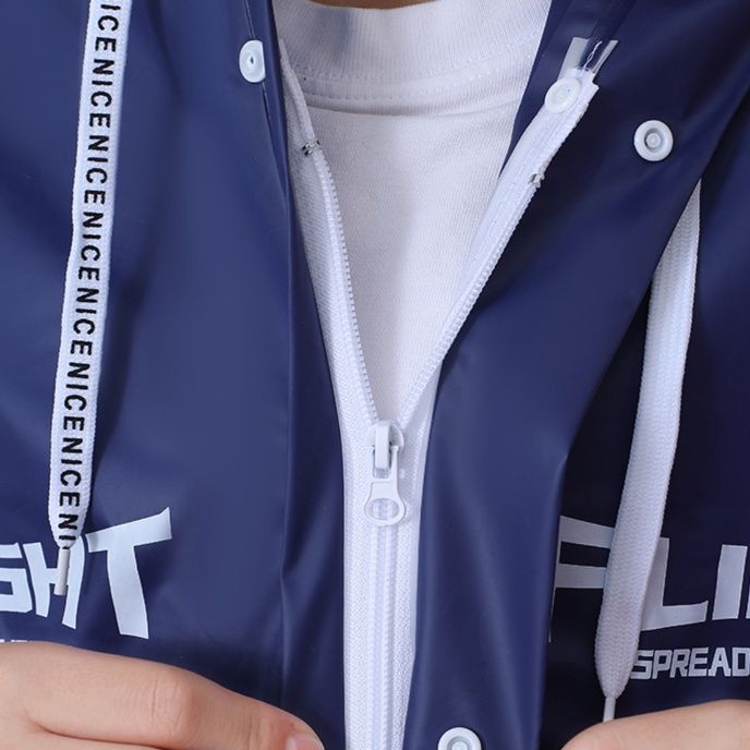 レインウェア 透明窓付きフード子供用レインコート