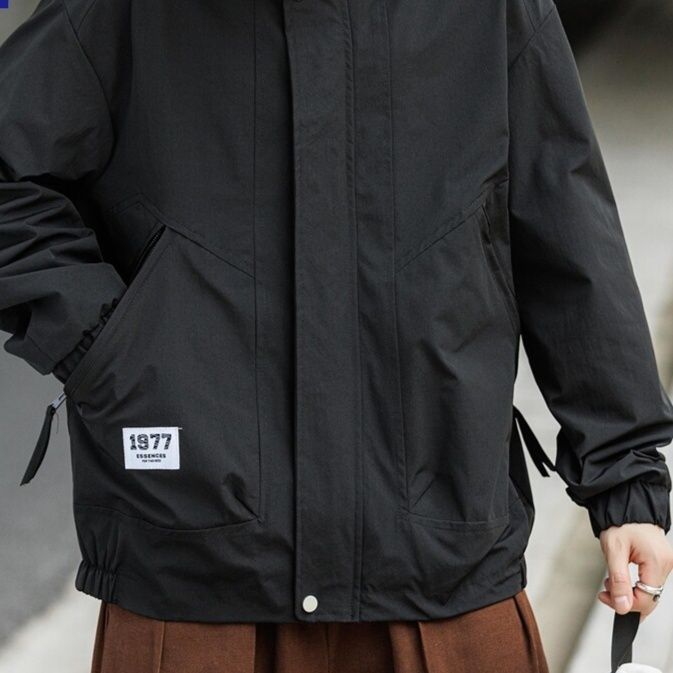 レインウェア 多機能ポケット付き防水レインジャケット