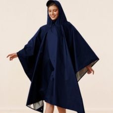 レインウェア 背負い対応ゆったりポンチョ型レインコート