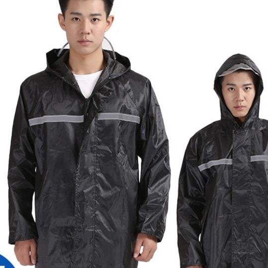 レインウェア 反射テープ付き防水レインスーツ上下セット