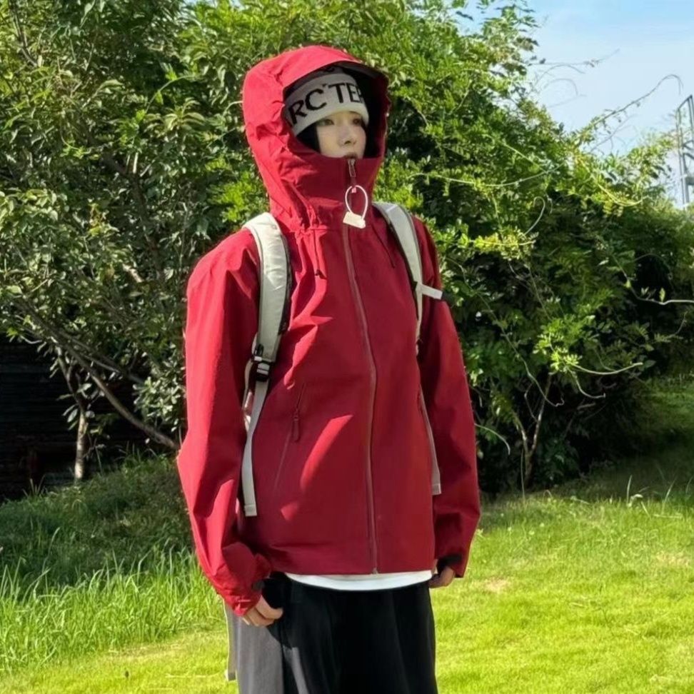 レインウェア フード一体型防水ジャケット上下セット