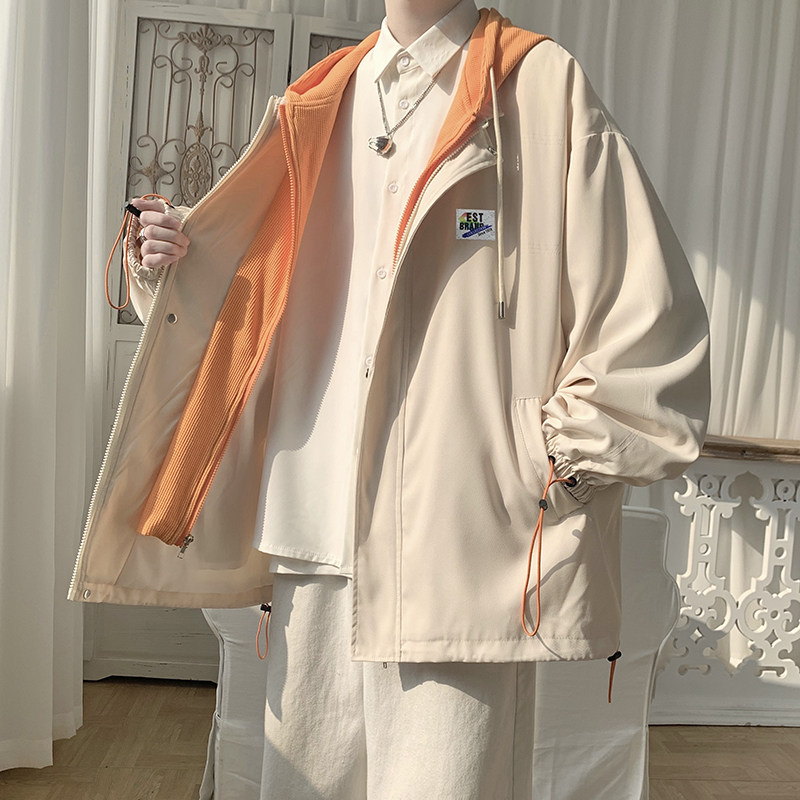 レインウェア 多重構造ジップアップ機能性レインジャケット