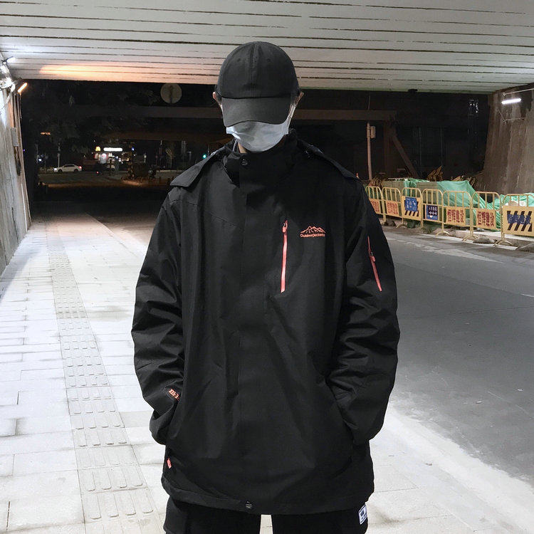 レインウェア 多機能ポケット付きゆったりフード雨具ジャケット