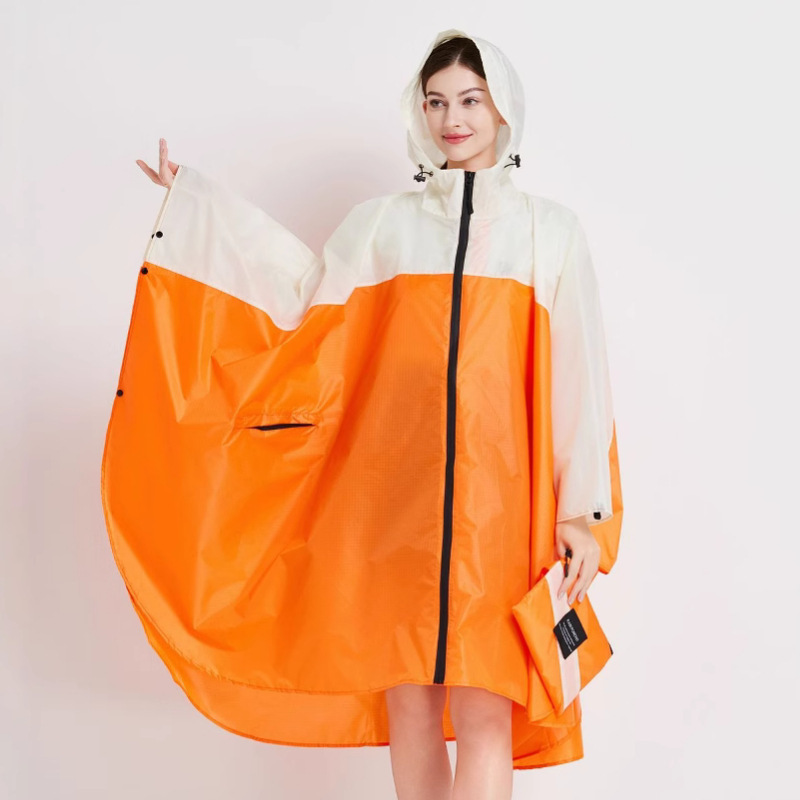 レインウェア リュック対応ポンチョ型レインコート