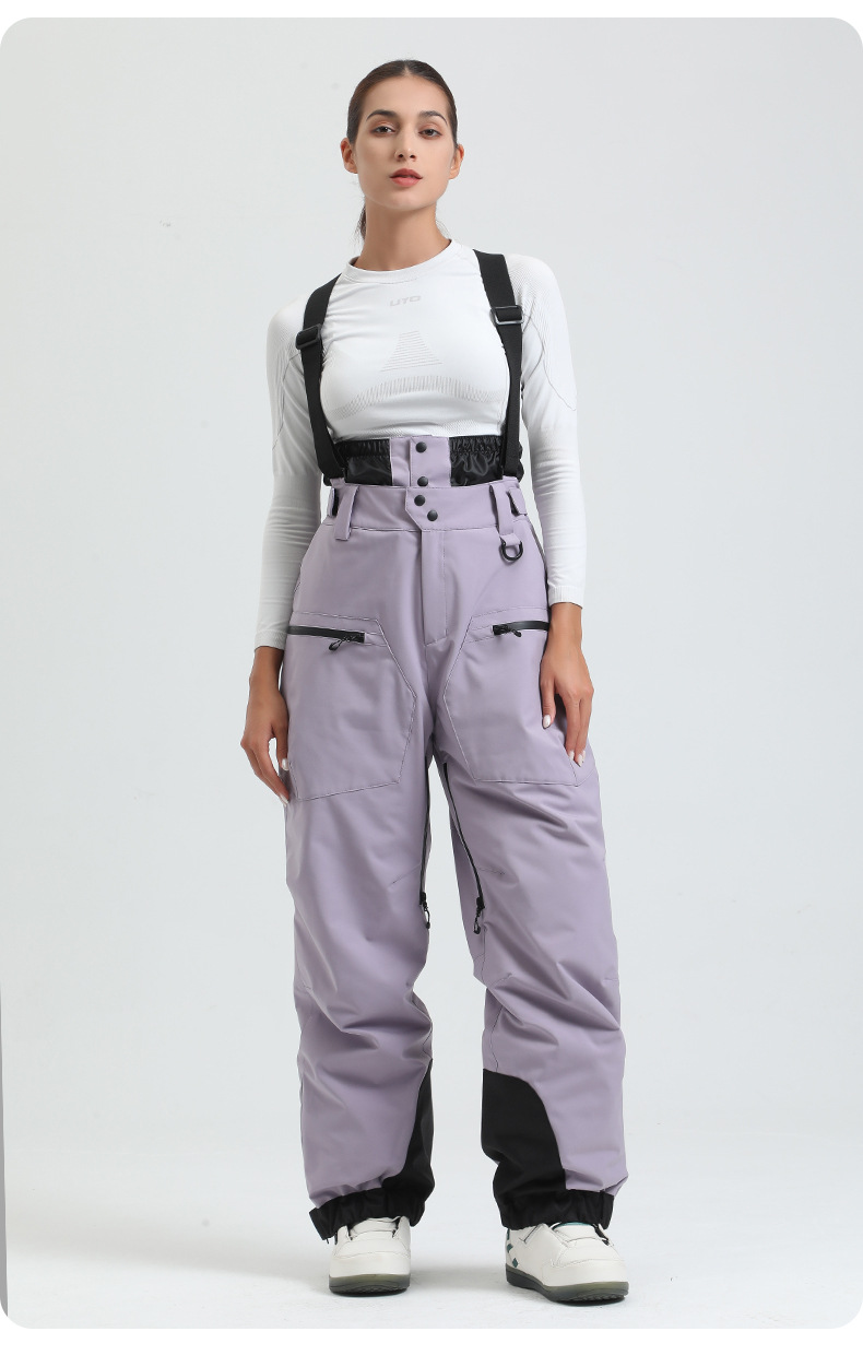 【売切】レインウェア 全天候対応 サスペンダー付き 雪山パンツ