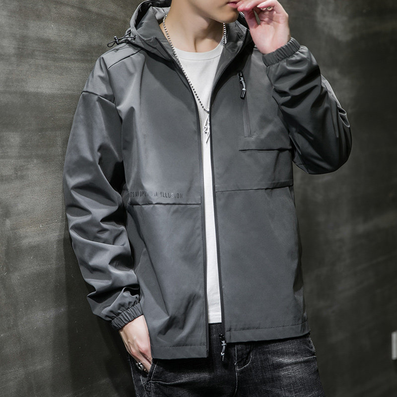 レインウェア 防水フード付き軽量オーバーサイズレインジャケット