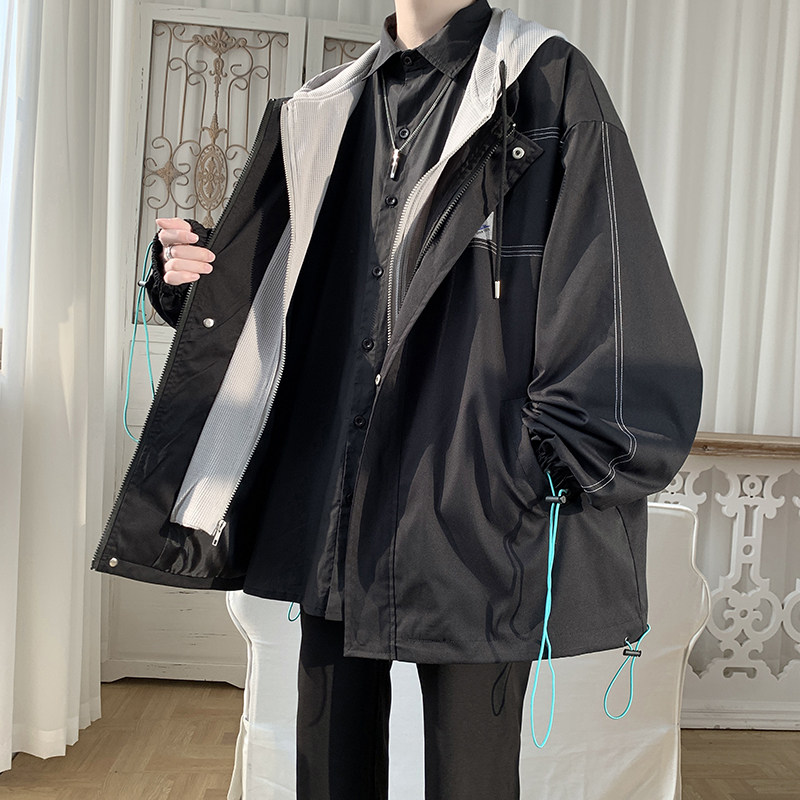レインウェア 多重構造ジップアップ機能性レインジャケット