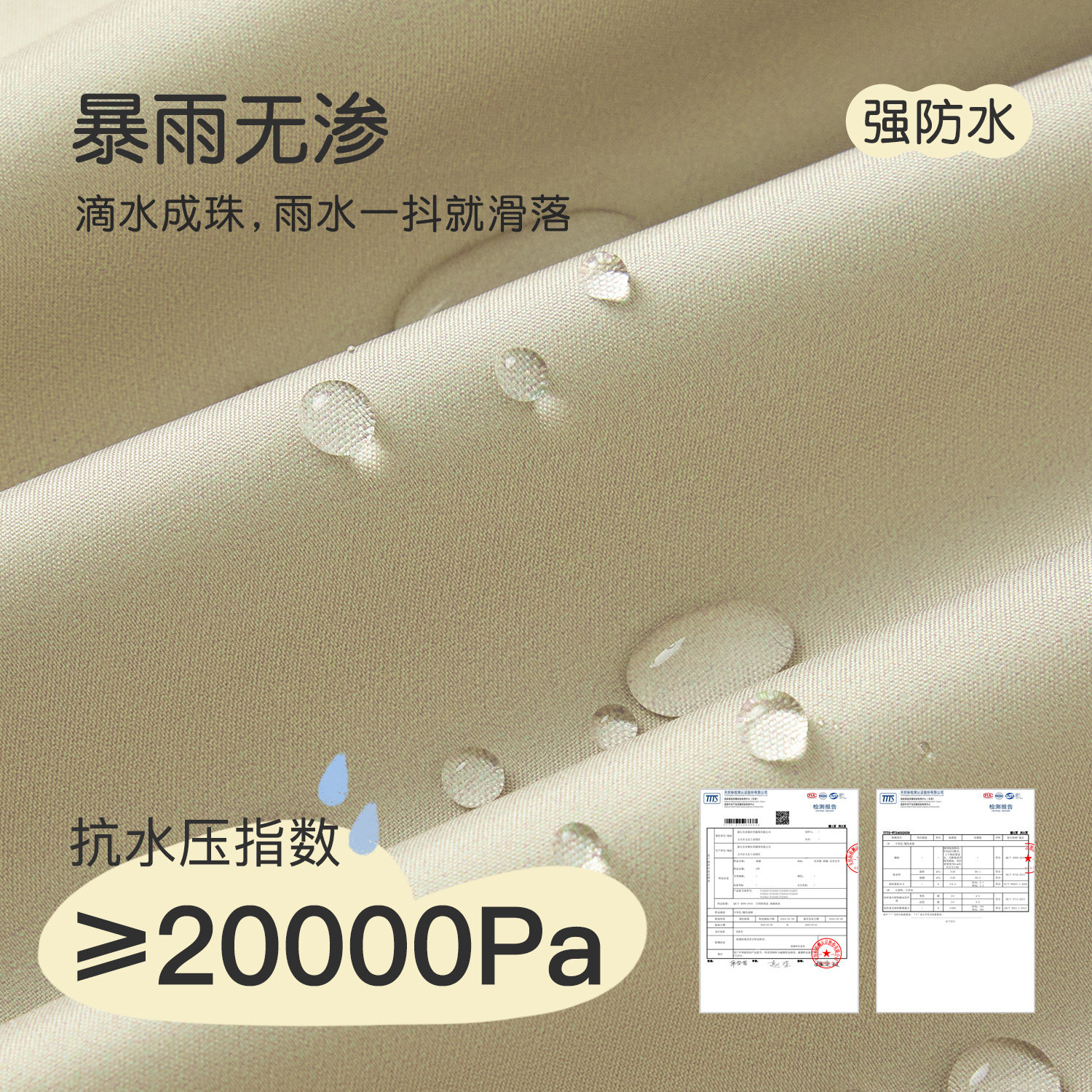 レインウェア お子様向け快適撥水ポンチョ