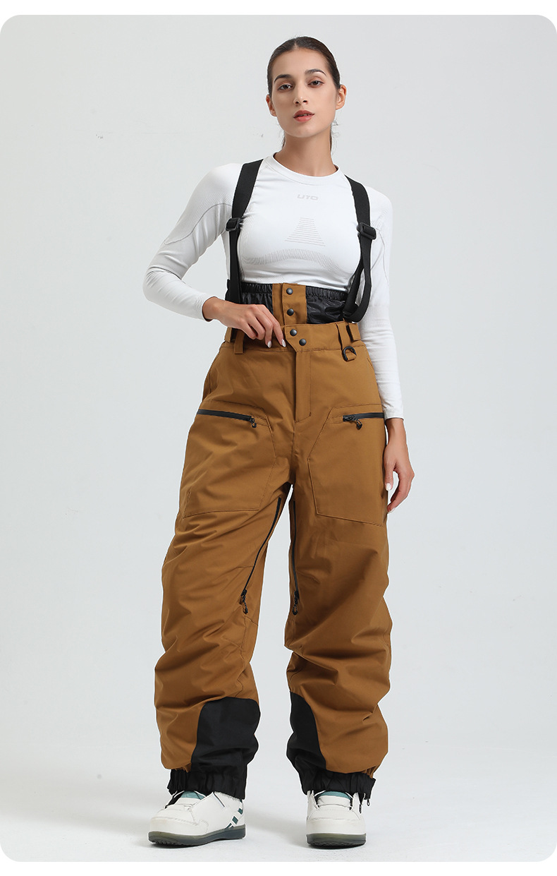【売切】レインウェア 全天候対応 サスペンダー付き 雪山パンツ