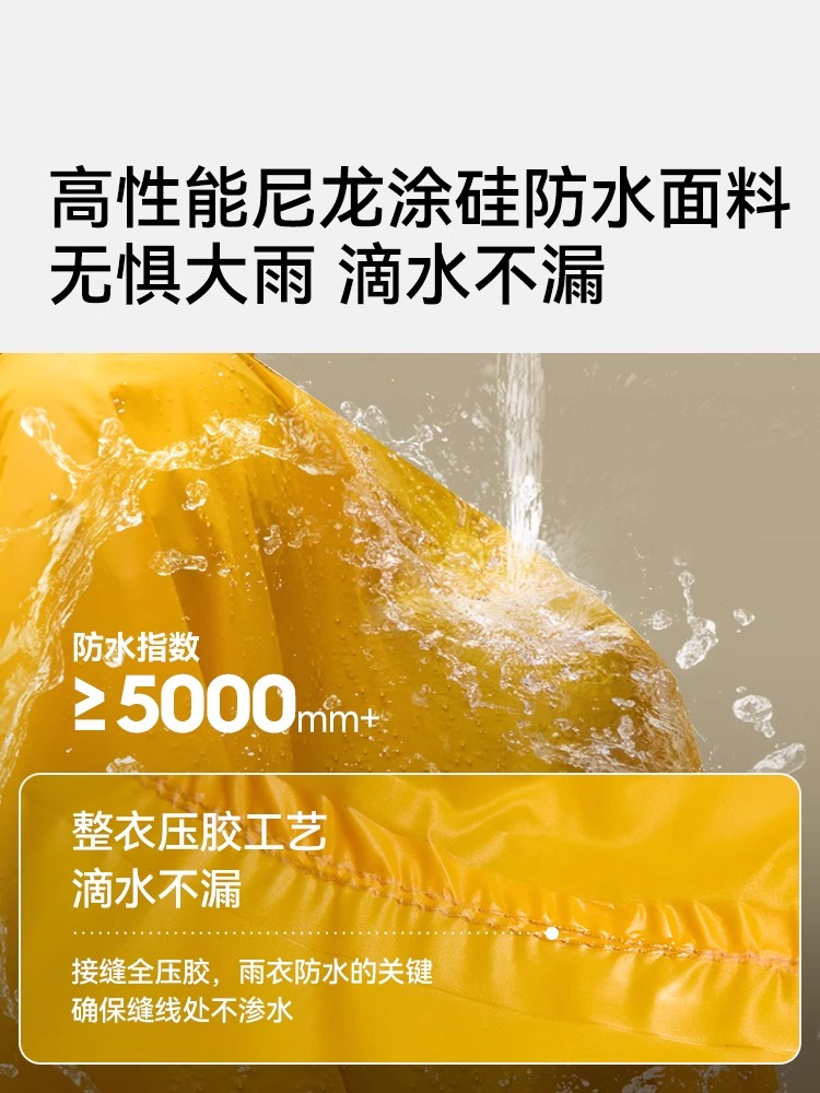 レインウェア 超軽量涂硅防水ジャケット