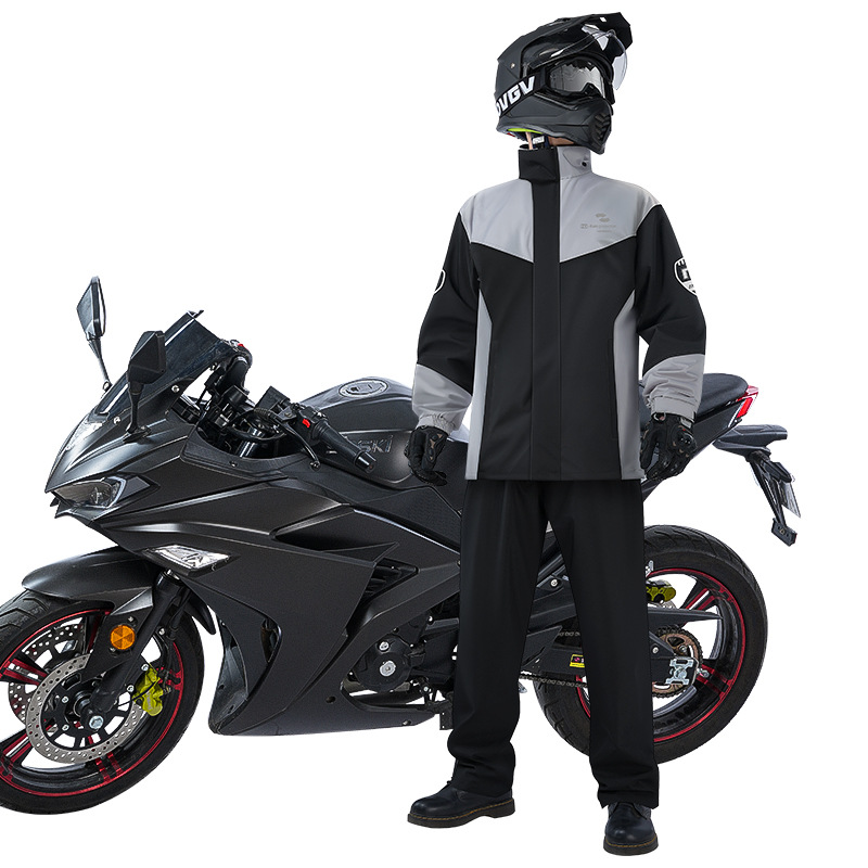 レインウェア レインウェア 全天候型バイク防水ジャケット