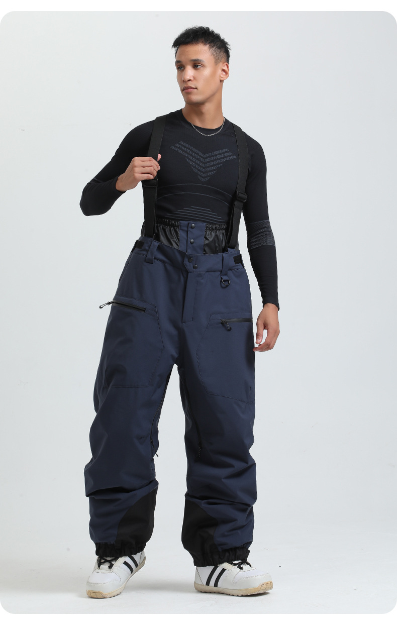 【売切】レインウェア 全天候対応 サスペンダー付き 雪山パンツ
