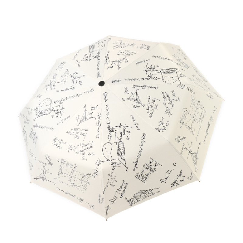折りたたみ傘 手書き風イラスト柄晴雨兼用折りたたみ傘