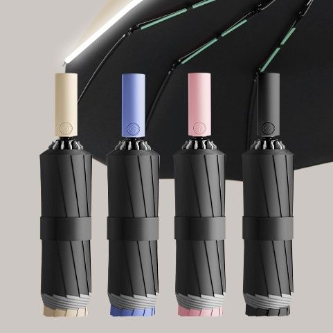 折りたたみ傘 遮光率99.9%加厚黒塗層折りたたみ日傘