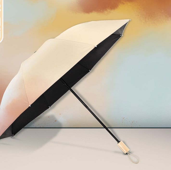 折りたたみ傘 淡彩グラデーション晴雨兼用折りたたみ傘