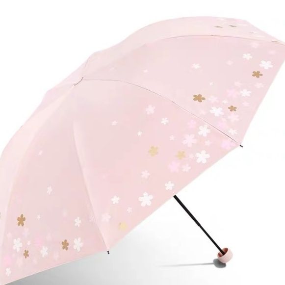 折りたたみ傘 小花柄日傘雨傘兼用折りたたみ傘